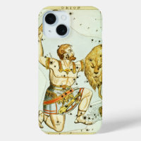 Miroir d'Urania, carte céleste d'astronomie vintag