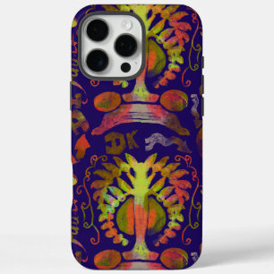 Coques iPhone 16 Pro Max Miroir psychédélique Symétrie Art Abstrait