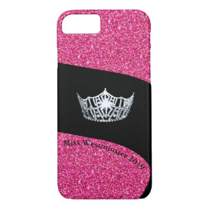 Case-Mate iPhone Case Miss America Argent Crown Téléphone Boîtes-Custom
