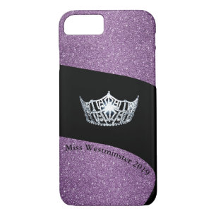 Case-Mate iPhone Case Miss America Argent Crown Téléphone Boîtes-Custom
