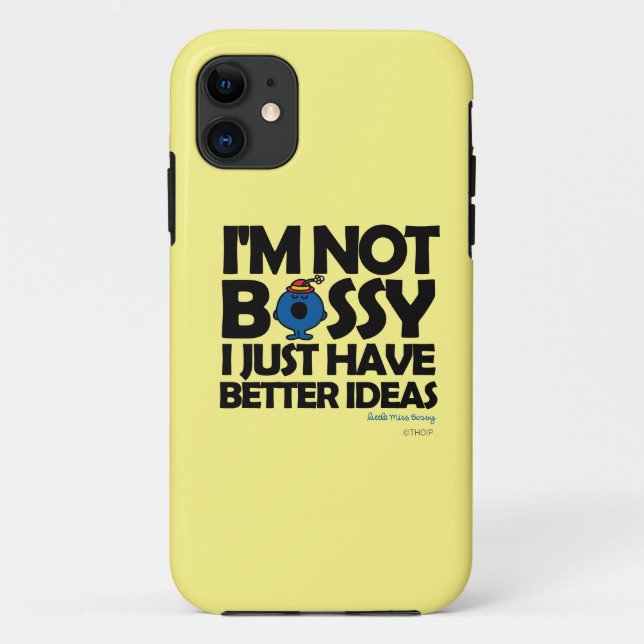 Coques Case-Mate iPhone Miss Bossy A De Meilleures Idées (Dos)