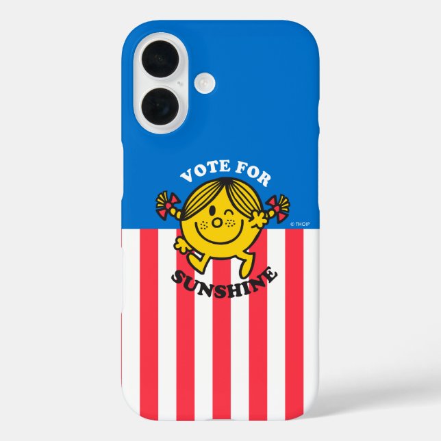 Coques Case-Mate iPhone Miss Sunshine "Votez pour Sunshine" (Verso)