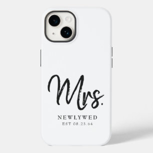 Coque Pour iPhone 14 Mme Newlysée Nouvelle Mariée