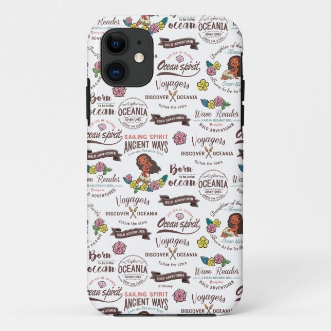 Coques Case-Mate iPhone Moana | Bold Motif aventurier (Dos)