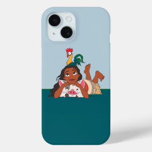 Coque Pour iPhone 15 Moana de Disney   Moana & Friends