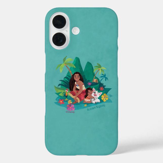 Coques Case-Mate iPhone Moana et Simea Ocean Sisters (Verso)