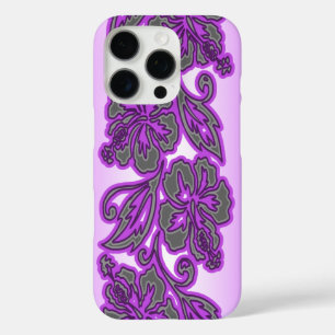 Coques iPhone 16 Pro Moana Hibiscus Hawaïen Blend Lavender