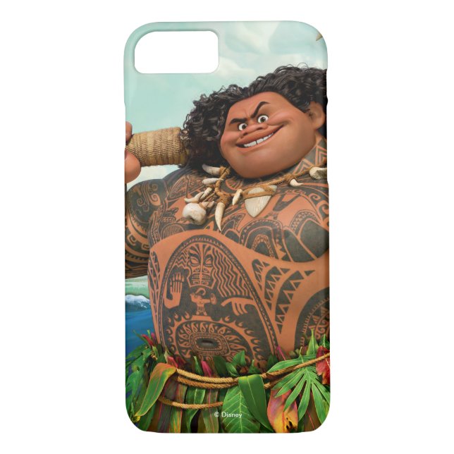 Coques Case-Mate iPhone Moana | Maui - Hook A Le Pouvoir (Dos)