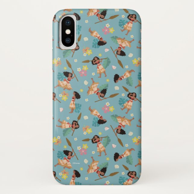 Coques Case-Mate iPhone Moana | Modèle floral (Dos)