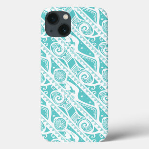 Etui iPhone 13 Moana MOTIF TURQUOISE