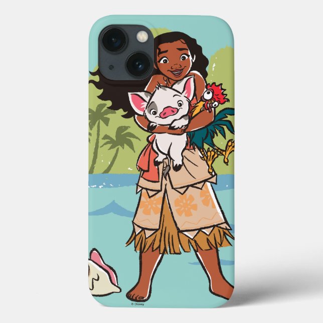 Coques Case-Mate iPhone Moana | Pua & Heihei - Voyagers (Verso)