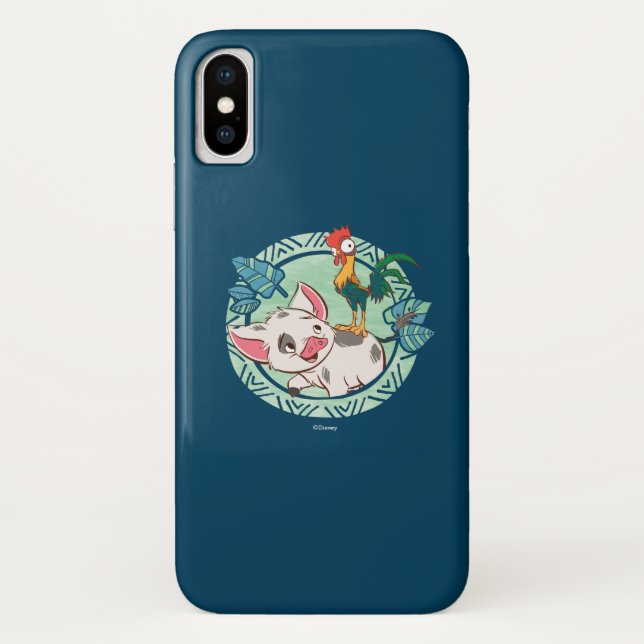 Coques Case-Mate iPhone Moana | Pua & Heihei Voyagers (Dos)