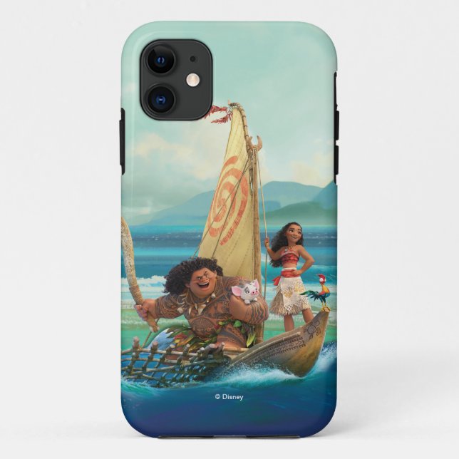 Coques Case-Mate iPhone Moana | Réglez votre propre parcours (Dos)