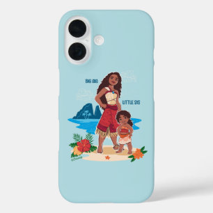 Coque Pour iPhone 16 Moana & Simea : Big Sis Little Sis