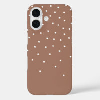 Mocha Mousse Brown Minuscule Polka Dot 2025