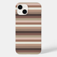 Mocha Mousse et Accessoires Motif à bande horizont