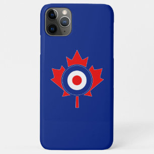 Case-Mate iPhone Case Mod de la feuille d'érable canadienne en bleu