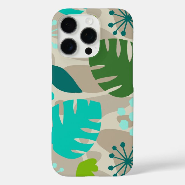 Coques Case-Mate iPhone Mod Monstera Feuille Abstraite Hawaiian Tropical T (Verso)