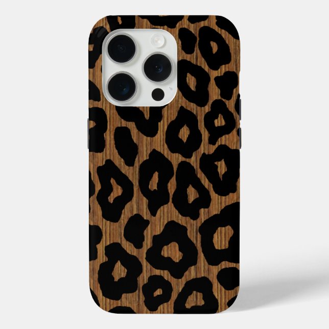 Coques Case-Mate iPhone Mod Wood Leopard (Verso)