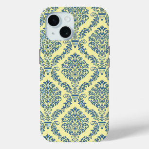 Coque Pour iPhone 15 Modèle Damas de l'Empire français #6