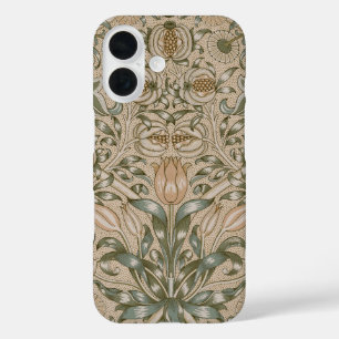 Coque Pour iPhone 16 Modèle de fleur de lys et de grenade de William Mo