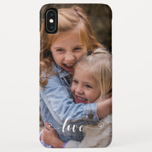 Case-Mate iPhone Case Modèle de photo Écriture de l'amour Cœur Famille