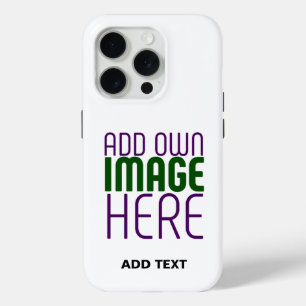 COQUE iPhone 15 PRO MODÈLE DE TEXTE D'IMAGE BLANCHE SIMPLE MODERNE