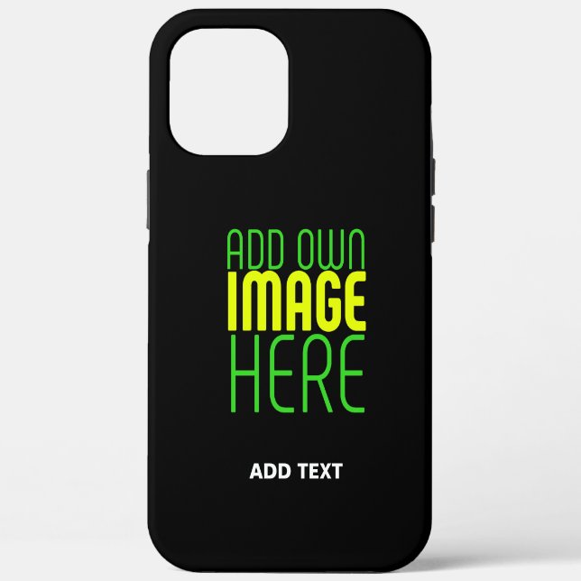 COQUES Case-Mate iPhone MODÈLE DE TEXTE D'IMAGE NOIRE SIMPLE ET MODERNE (Verso)