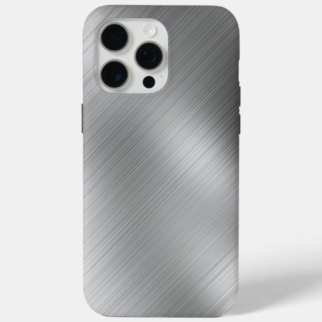 Coques Case-Mate iPhone Modèle de texture grise moderne (Verso)