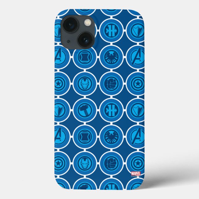 Coques Case-Mate iPhone Modèle d'icône Assemblage des Avengers (Verso)