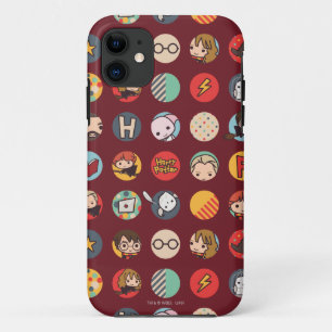 Coque iPhone 11 Modèle d'icônes de dessin animé Harry Potter