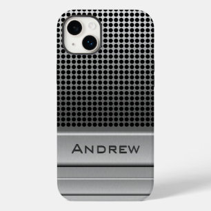 Coques Pour iPhone Modèle du nom du microphone rétro