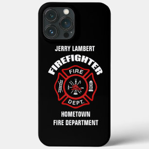 iPhone 13 Pro Max Coque Modèle du nom du pompier