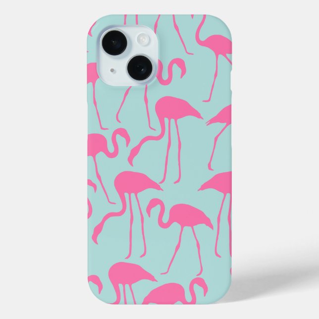 Coques Case-Mate iPhone Modèle Flamingo rose cool (Verso)