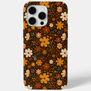 Coque iPhone 15 Pro Max Modèle Floral Automne vintage - Fleurs Automnes