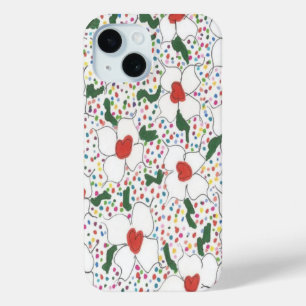 Coque Pour iPhone 15 Modèle floral classique