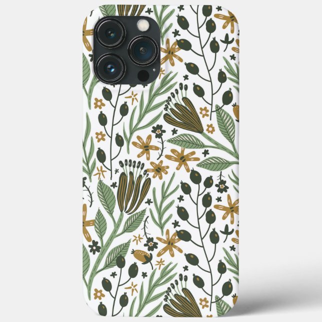 Coques Case-Mate iPhone Modèle floral rêvé (Verso)