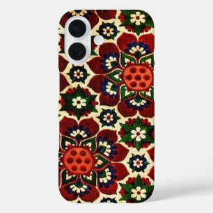 Coque Pour iPhone 16 Modèle Floral vintage