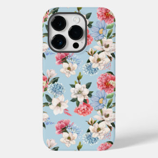 Coque Pour iPhone 14 Pro Modèle Floral vintage
