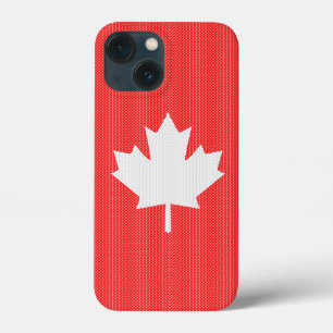 Case-Mate iPhone Case Modèle Knit Maple Leaf Tricot Motif