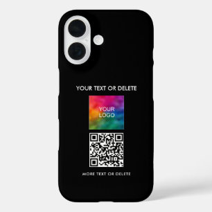 Coque Pour iPhone 16 Modèle téléchargez votre propre logo d'entreprise