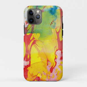 Case-Mate iPhone Case Modèle tendance moderne Abstrait rose rouge jaune