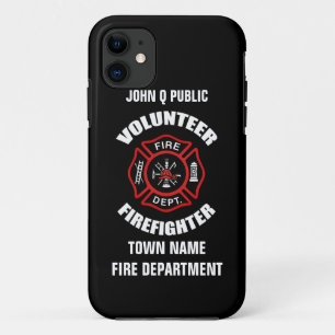 Etui iPhone Case-Mate Modèle volontaire de nom de sapeur-pompier