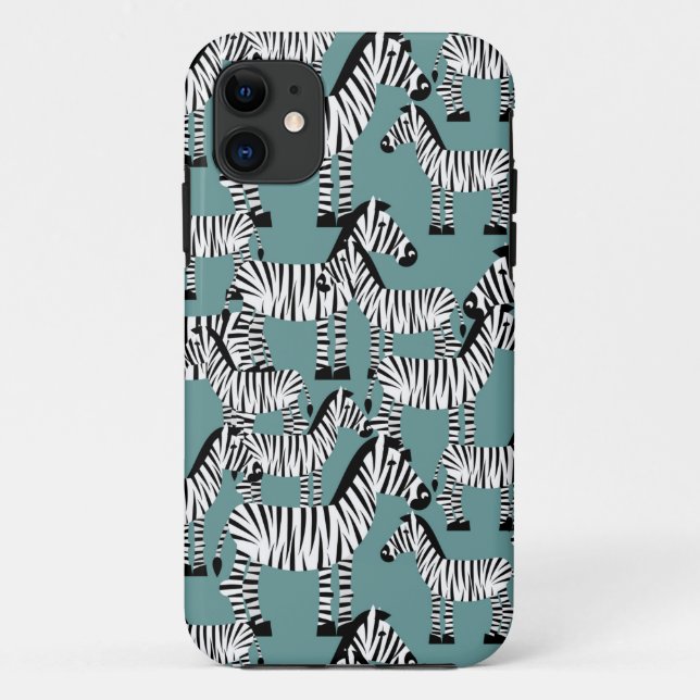 Coques Case-Mate iPhone Modèle zèbre (Dos)