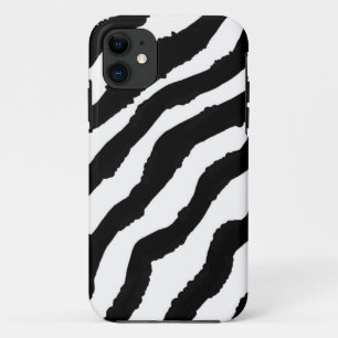 Etui iPhone Case-Mate Modèle Zèbre noir et blanc