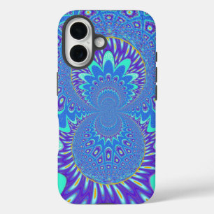 Coques iPhone 16 Modern Blue art