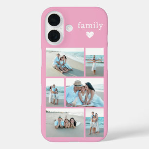 Coque Pour iPhone 16 Modern Family 6 Photo Rose