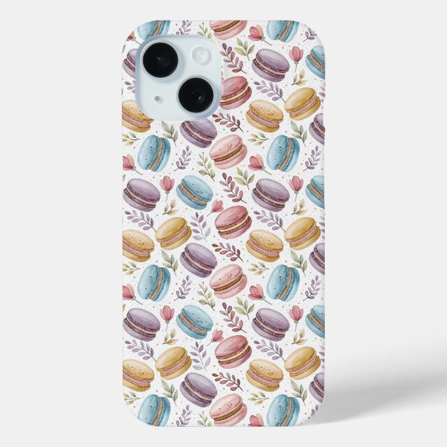 Coques Case-Mate iPhone Modern Fun Sweet Macaroons (Verso)