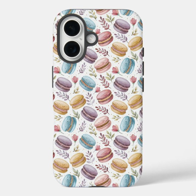 Coques Case-Mate iPhone Modern Fun Sweet Macaroons (Verso)