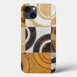Coques Pour iPhone Modern Painting with Circular Patterns